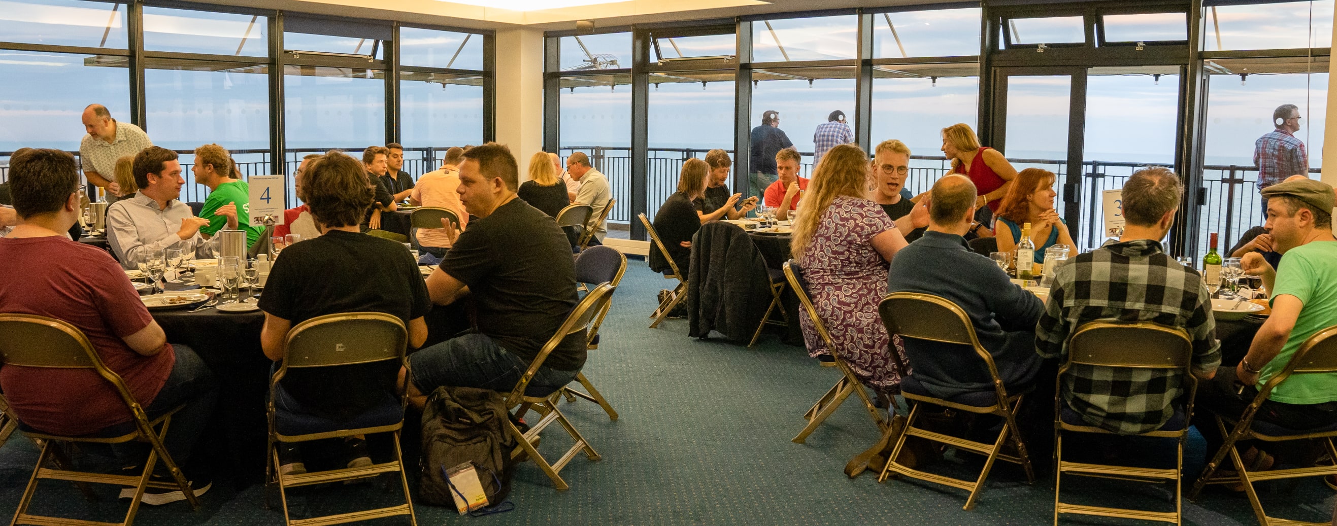 Gala dinner at the Leas Cliff Hall (C++ on Sea 2022)